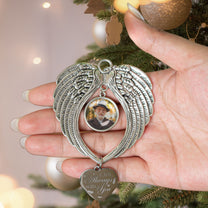 I Am Always With You - Custom Angel Wings Photo Ornament