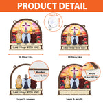 I Am Always With You Memorial Ornament - Personalized Window Hanging Suncatcher Ornament