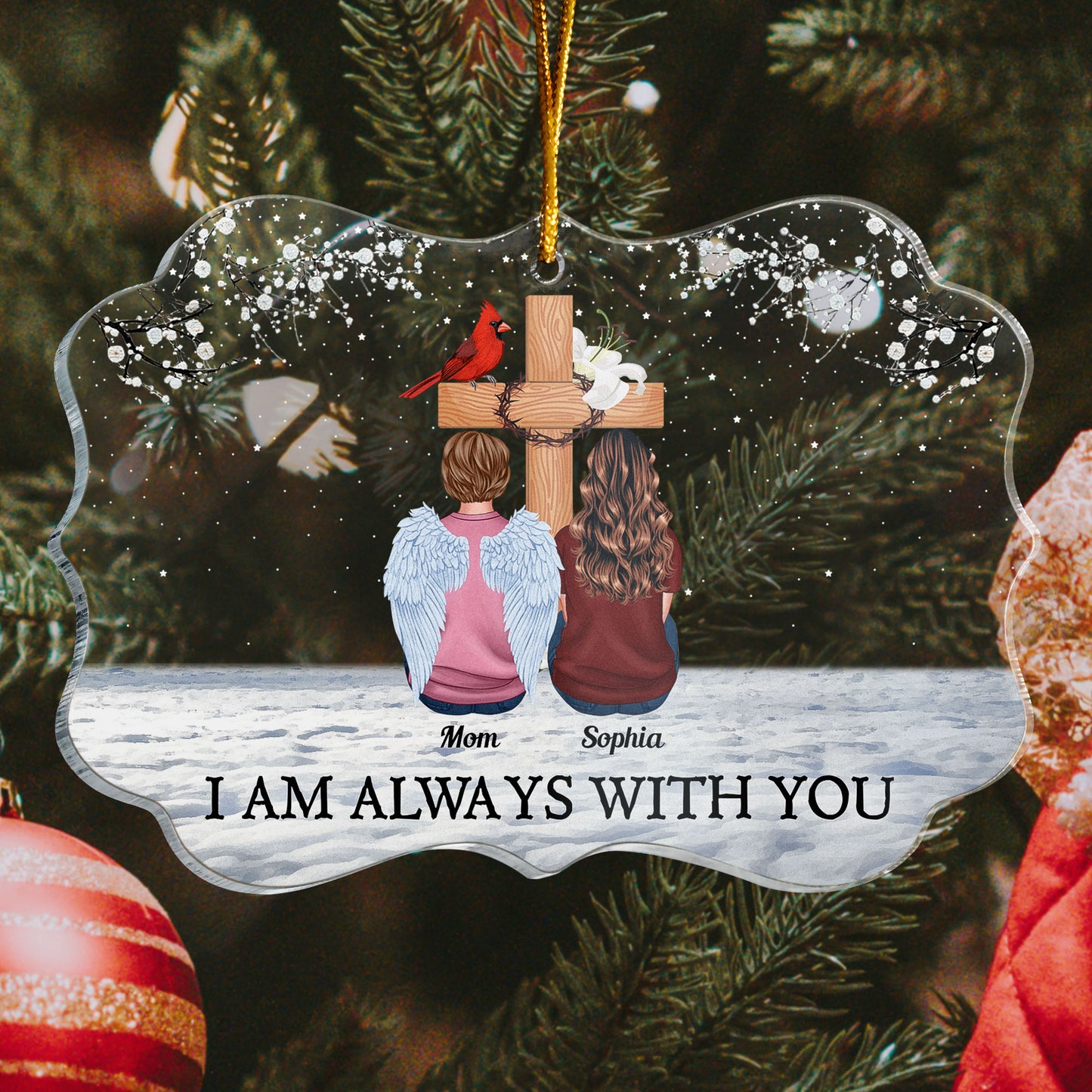 I Am Always With You - Personalized Acrylic Ornament