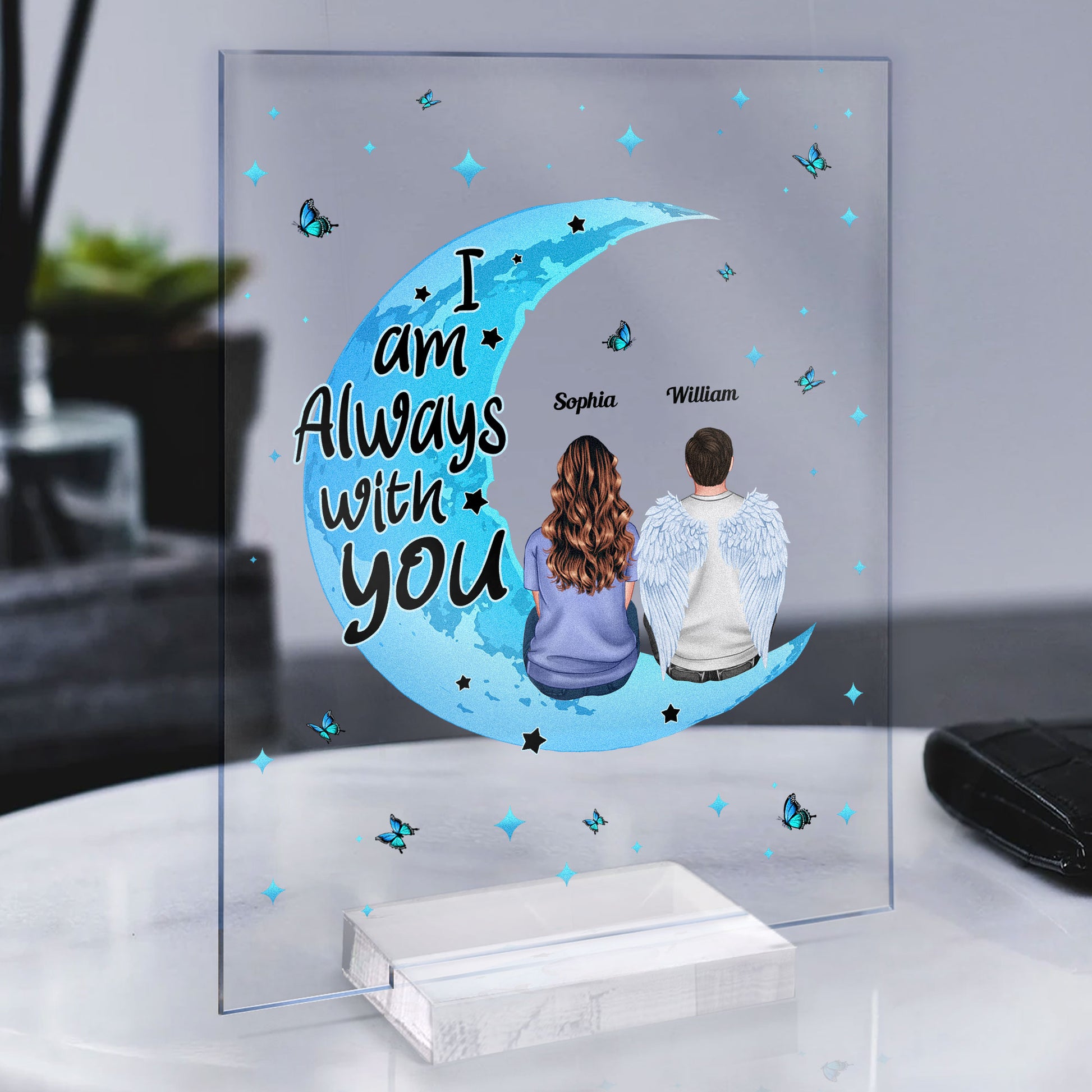 To Us You Are The World - Personalized Acrylic Plaque – Macorner