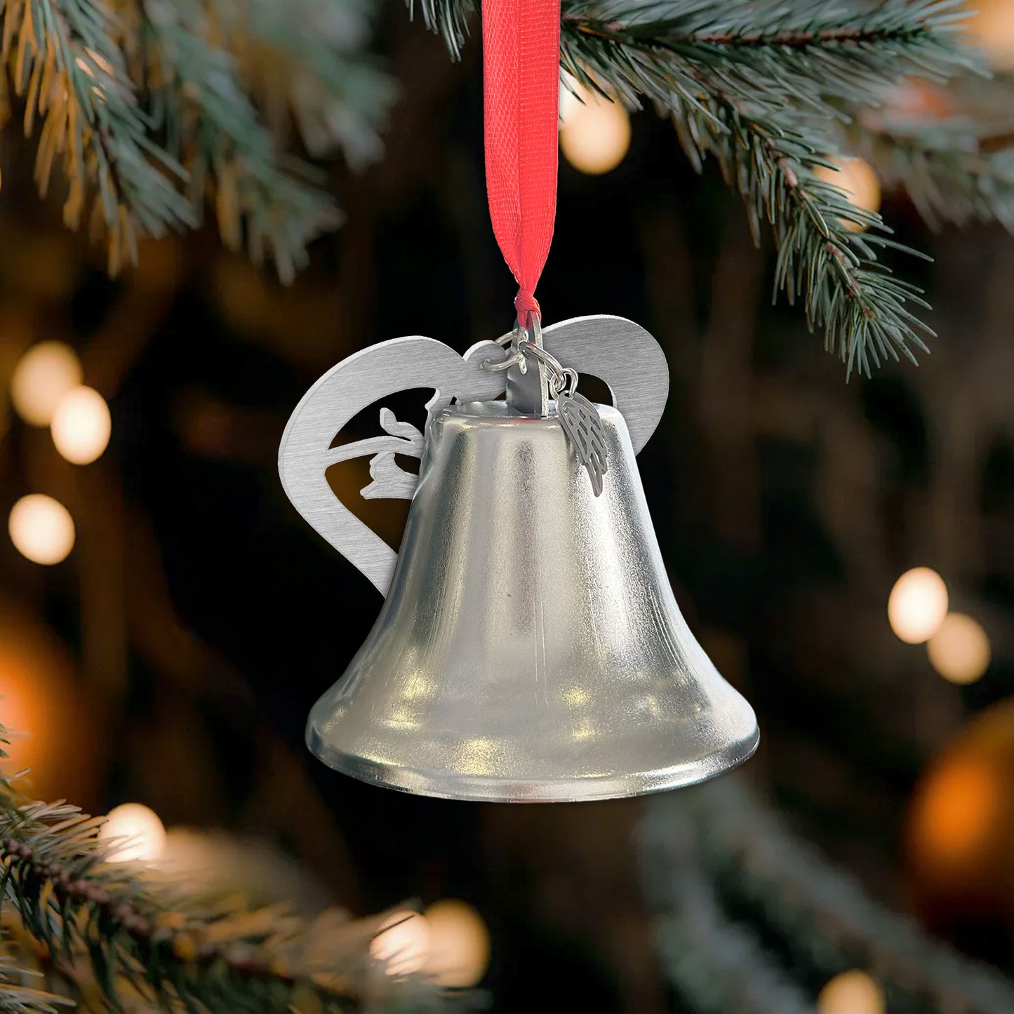 I Am Always With You - Personalized Bell Ornament With Charms