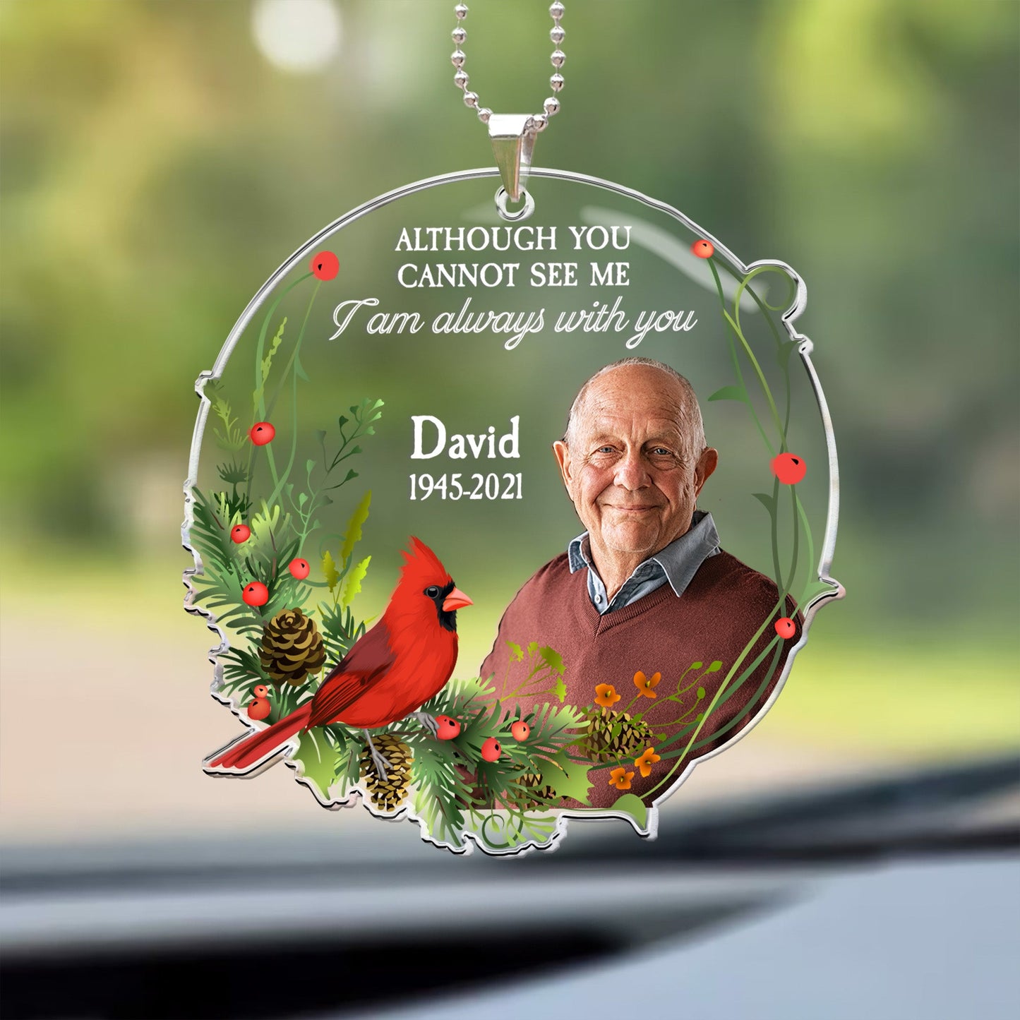 I Am Always With You - Personalized Car Photo Ornament