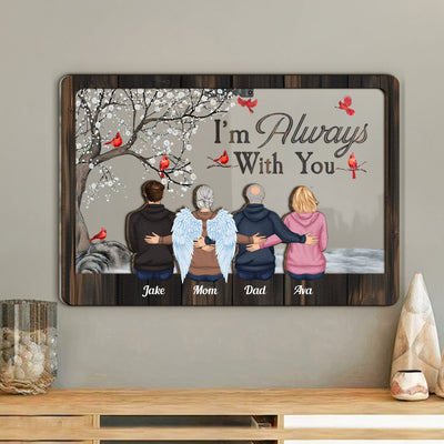I Am Always With You - Personalized Wood And Acrylic Wall Art