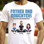 Father And Daughter #Unbreakablebond New Version - Personalized Shirt