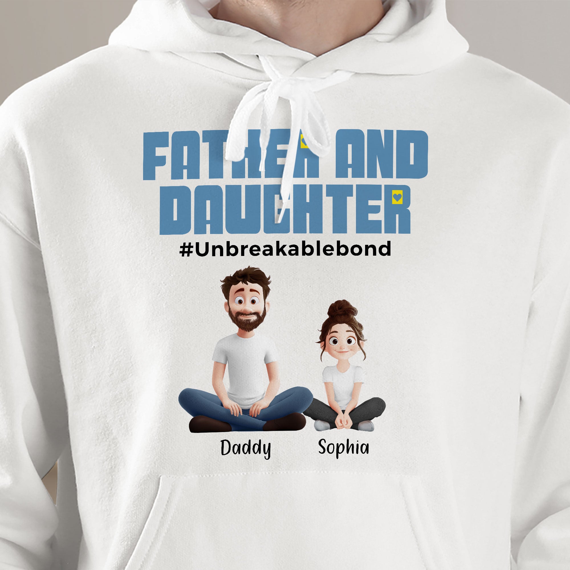 Father And Daughter #Unbreakablebond New Version - Personalized Shirt