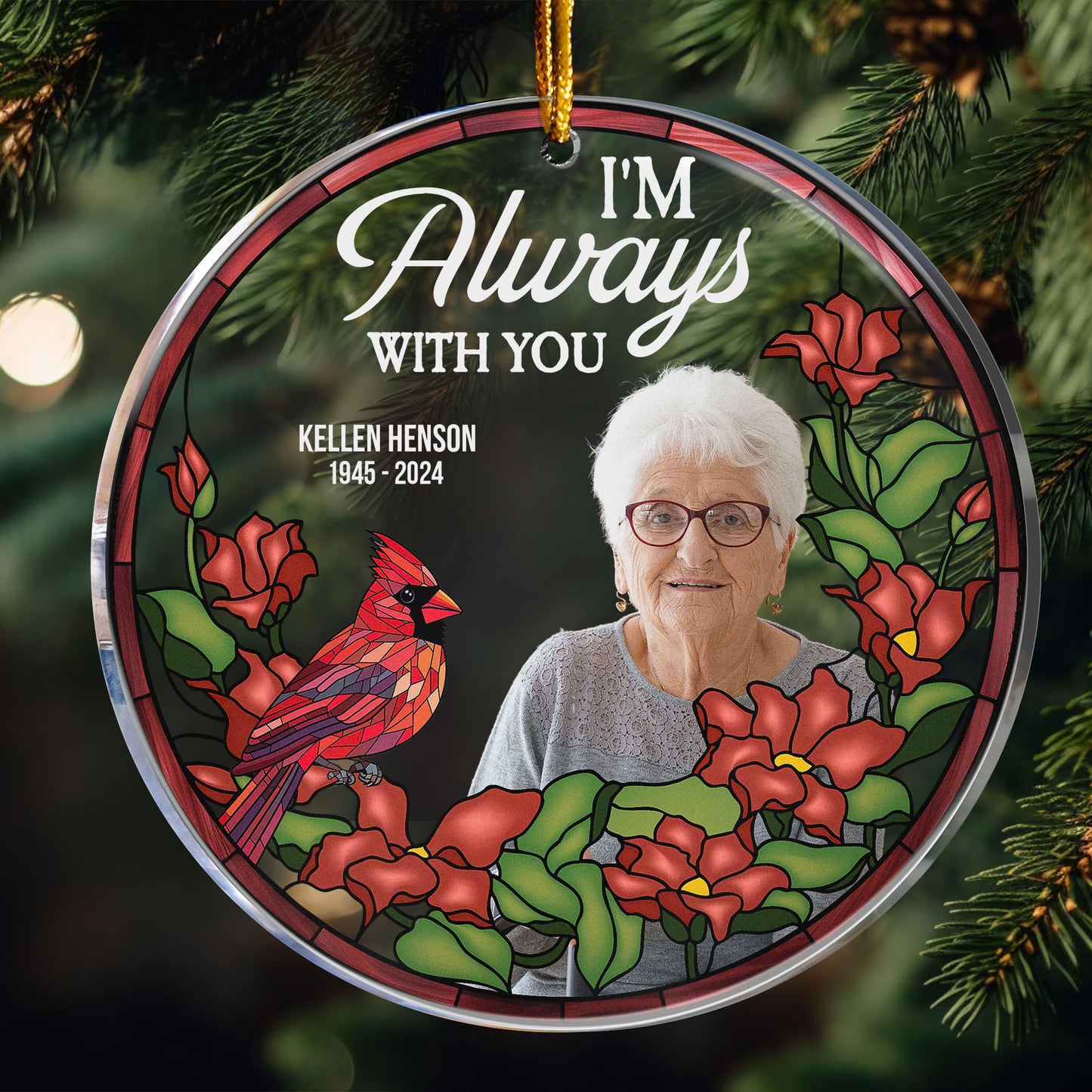 I Am Always With You, New Version - Personalized Acrylic Photo Ornament