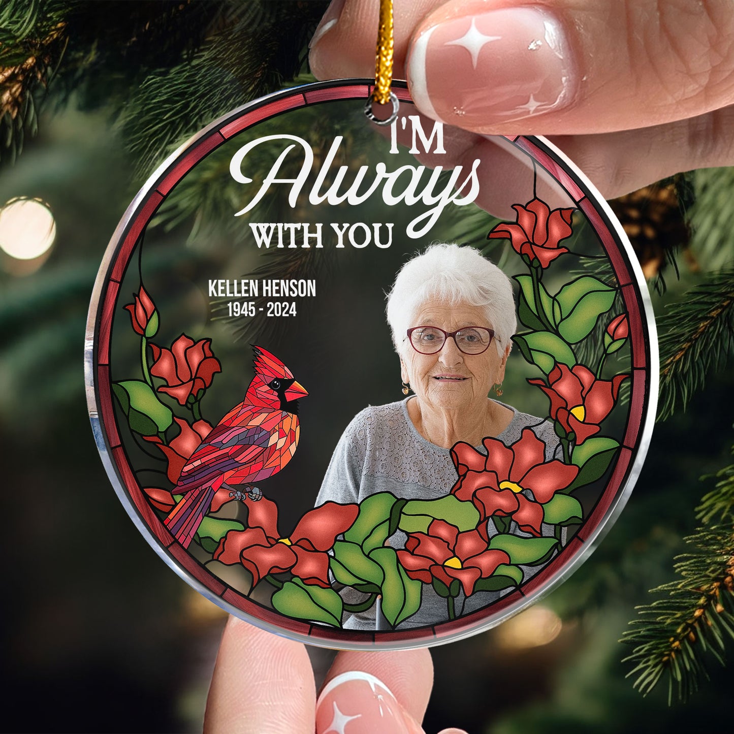 I Am Always With You, New Version - Personalized Acrylic Photo Ornament