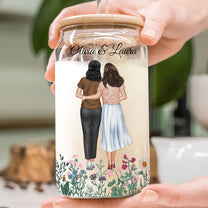 I Am Because You Are - Personalized Clear Glass Can