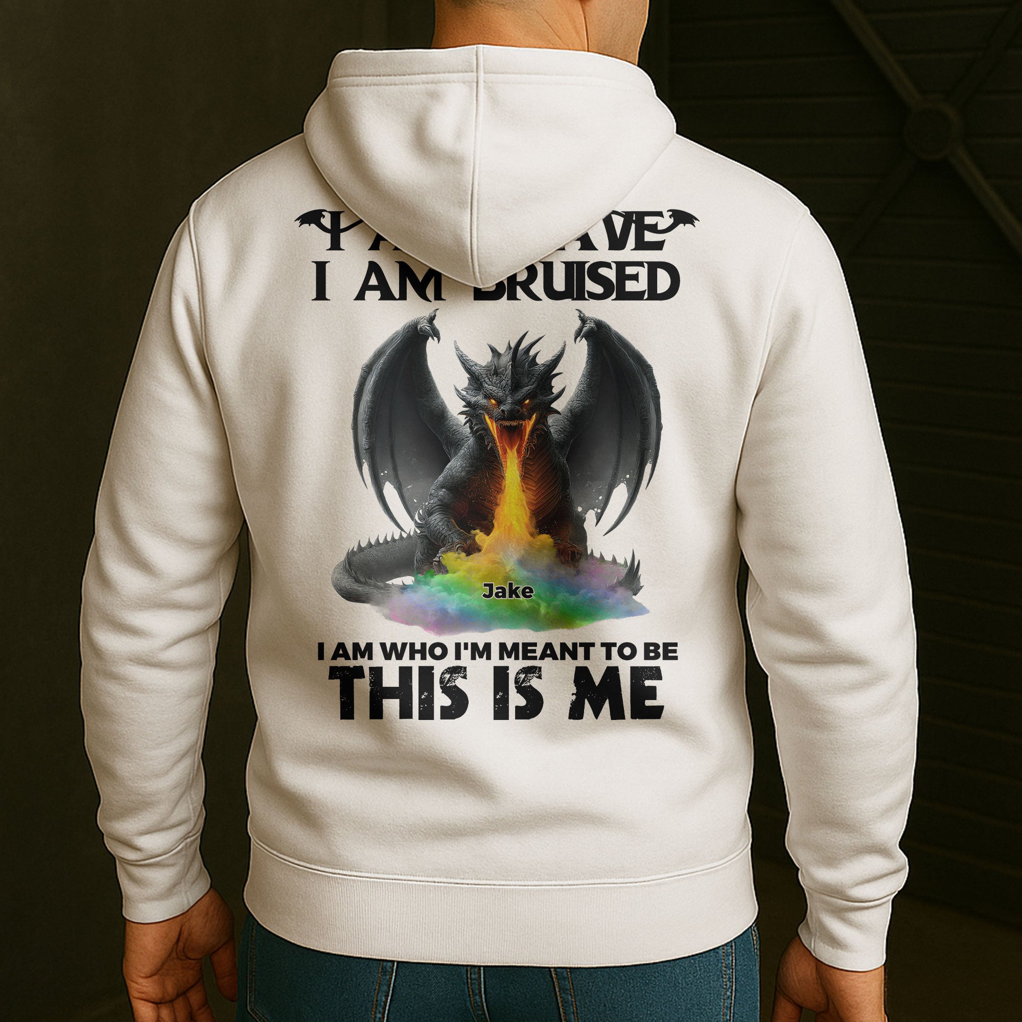 I Am Brave I Am Bruised This Is Me - Personalized Back Printed Shirt