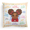 I Am Kind I Am Smart I Am Confident Son Grandson - Personalized Pillow (Insert Included)