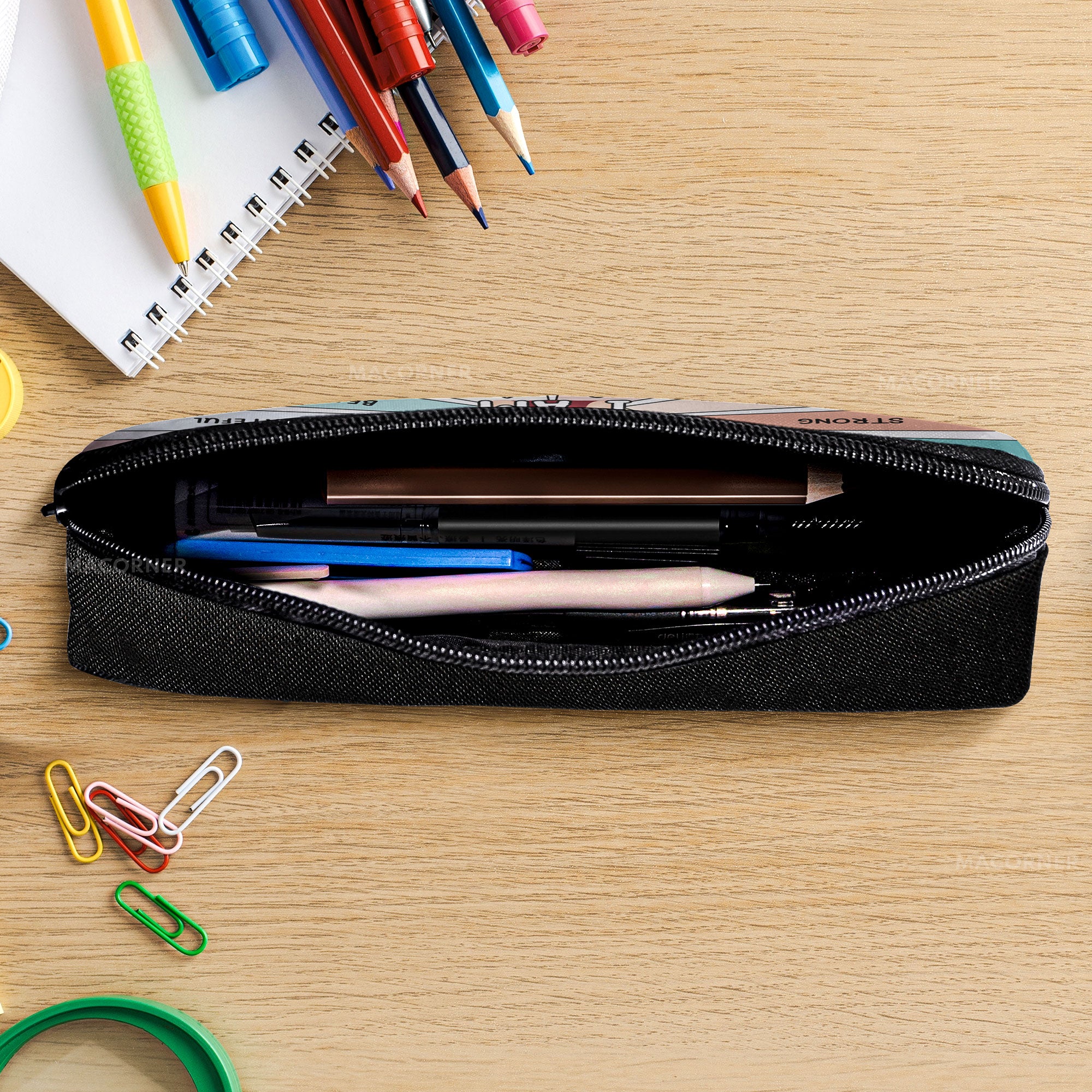 I Am Kind, Smart, Brave, Strong - Personalized Pencil Case