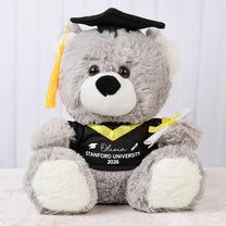 I Am More Proud Of You Than You Will Ever Know - Personalized Graduation Teddy Bear With Photo