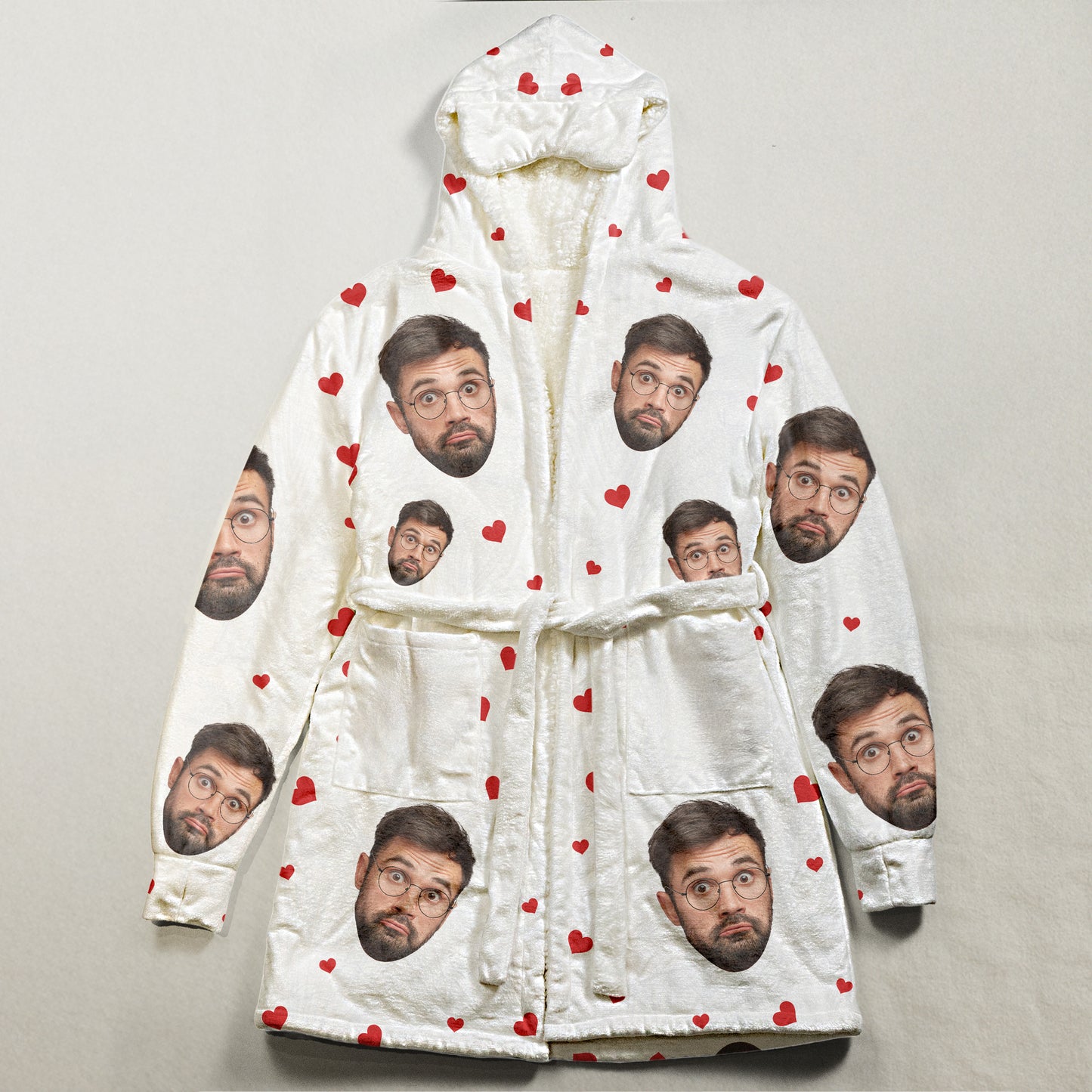 I Am Not Spoiled, My Husband Just Loves Me Fun Gifts For Wife - Personalized Photo Hooded Robe