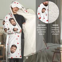 I Am Not Spoiled, My Husband Just Loves Me Fun Gifts For Wife - Personalized Photo Hooded Robe