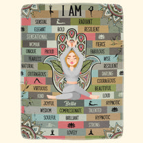 I Am - Personalized Blanket