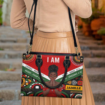 I Am - Personalized Leather Bag