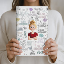 I Am Positive Affirmations - Personalized Hardcover Journal