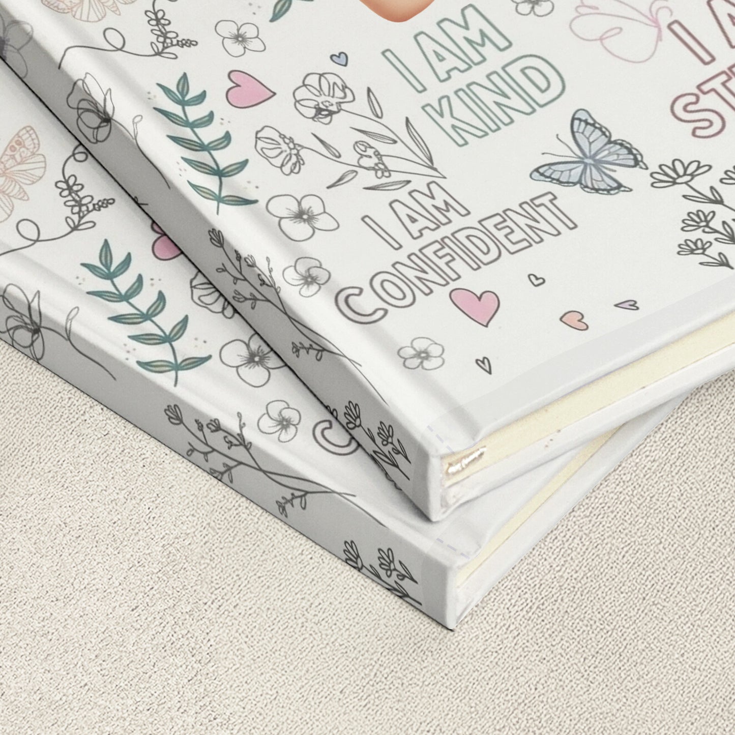 I Am Positive Affirmations - Personalized Hardcover Journal