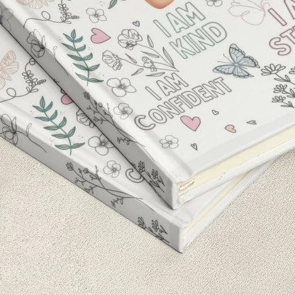 I Am Positive Affirmations - Personalized Hardcover Journal