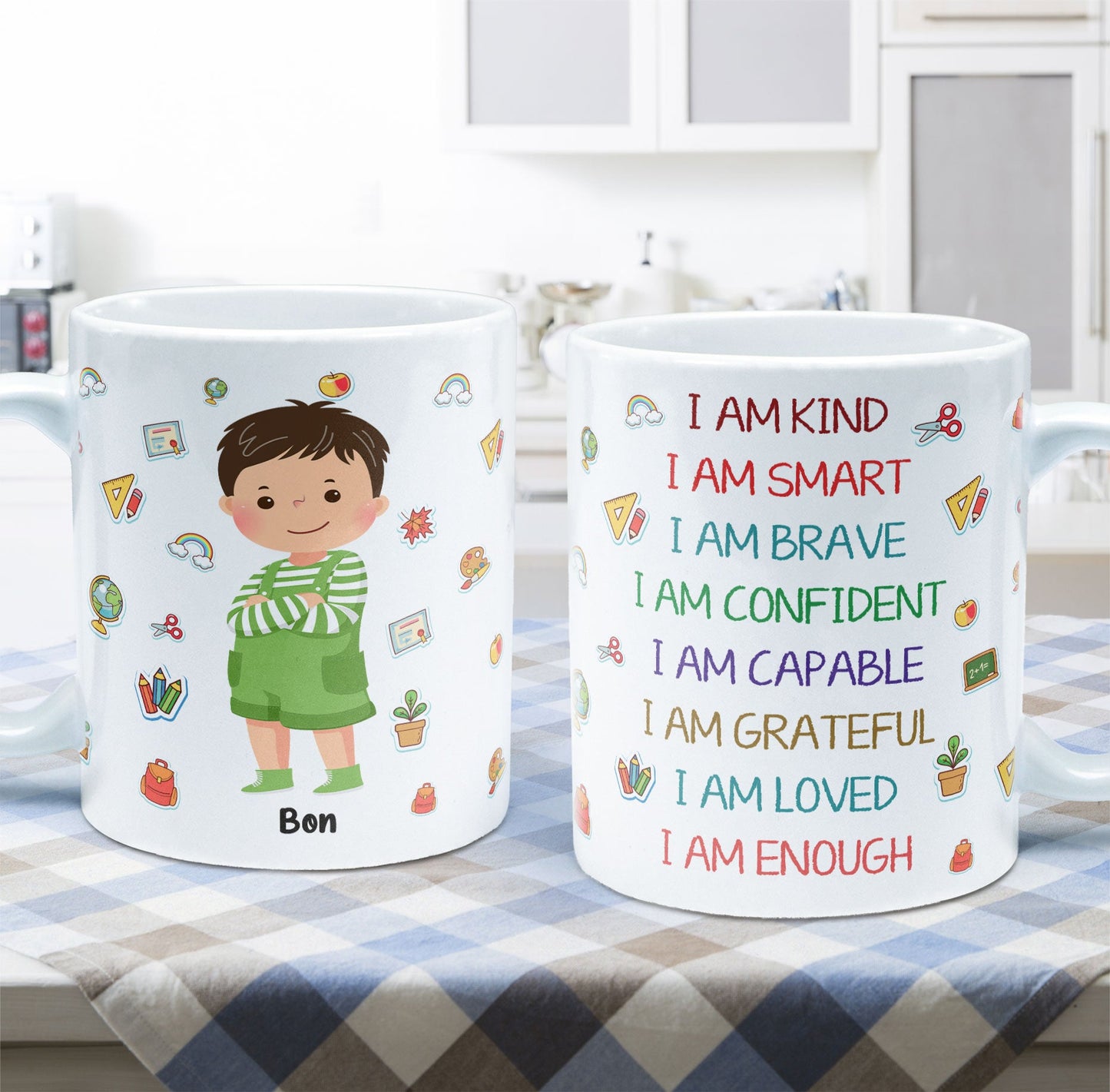 I Am Smart, Brave - Personalized Mug