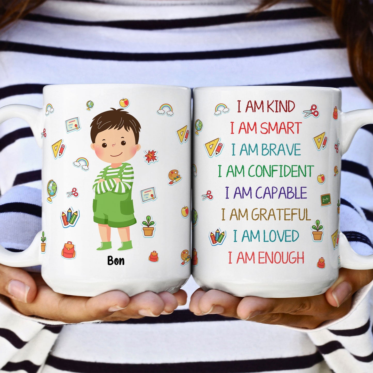 I Am Smart, Brave - Personalized Mug