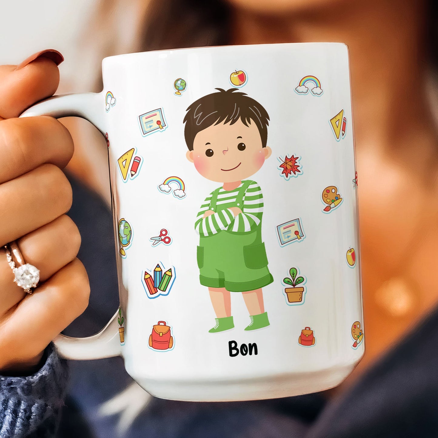 I Am Smart, Brave - Personalized Mug