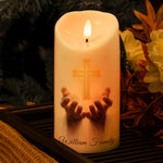 I Am The Light Of The World - Personalized LED Candle