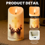 I Am The Light Of The World - Personalized LED Candle