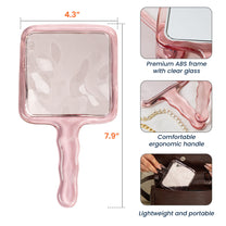 I Am Today Because Of You - Personalized Handheld Mirror