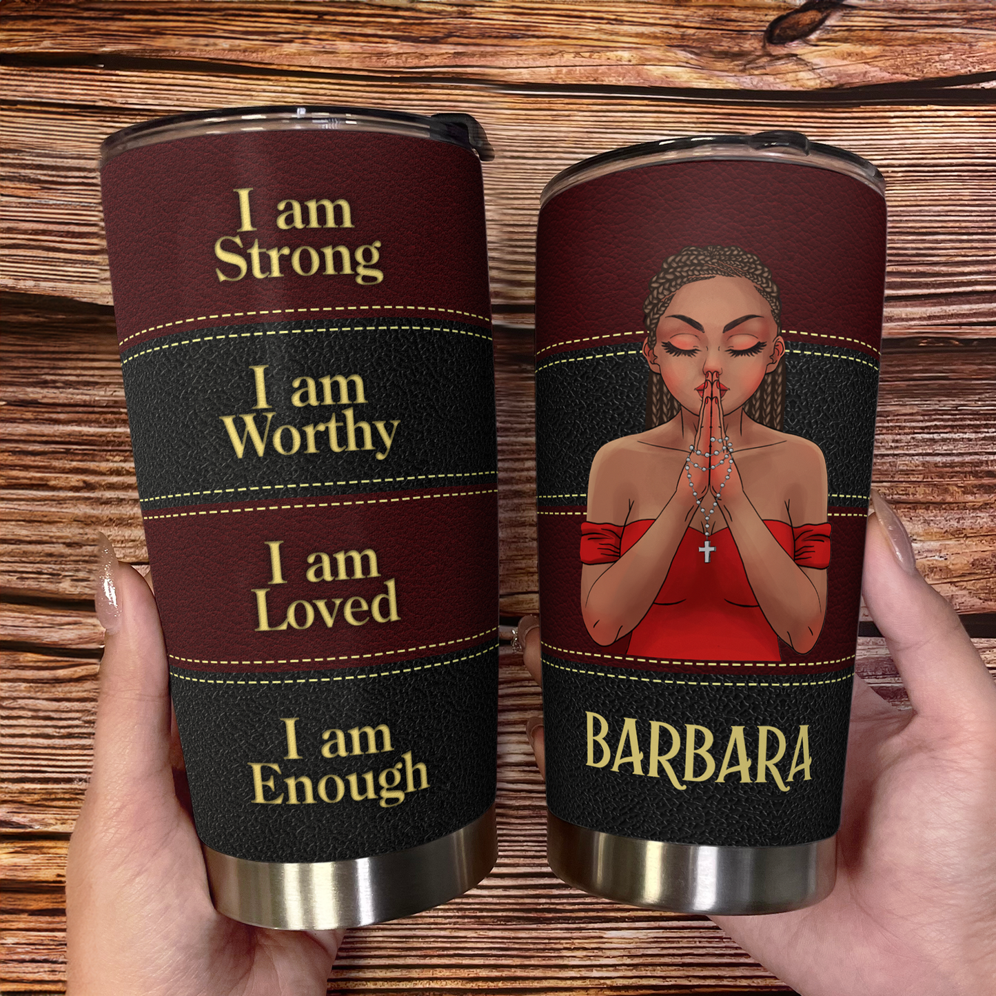 I Am Worthy - Personalized Tumbler Cup