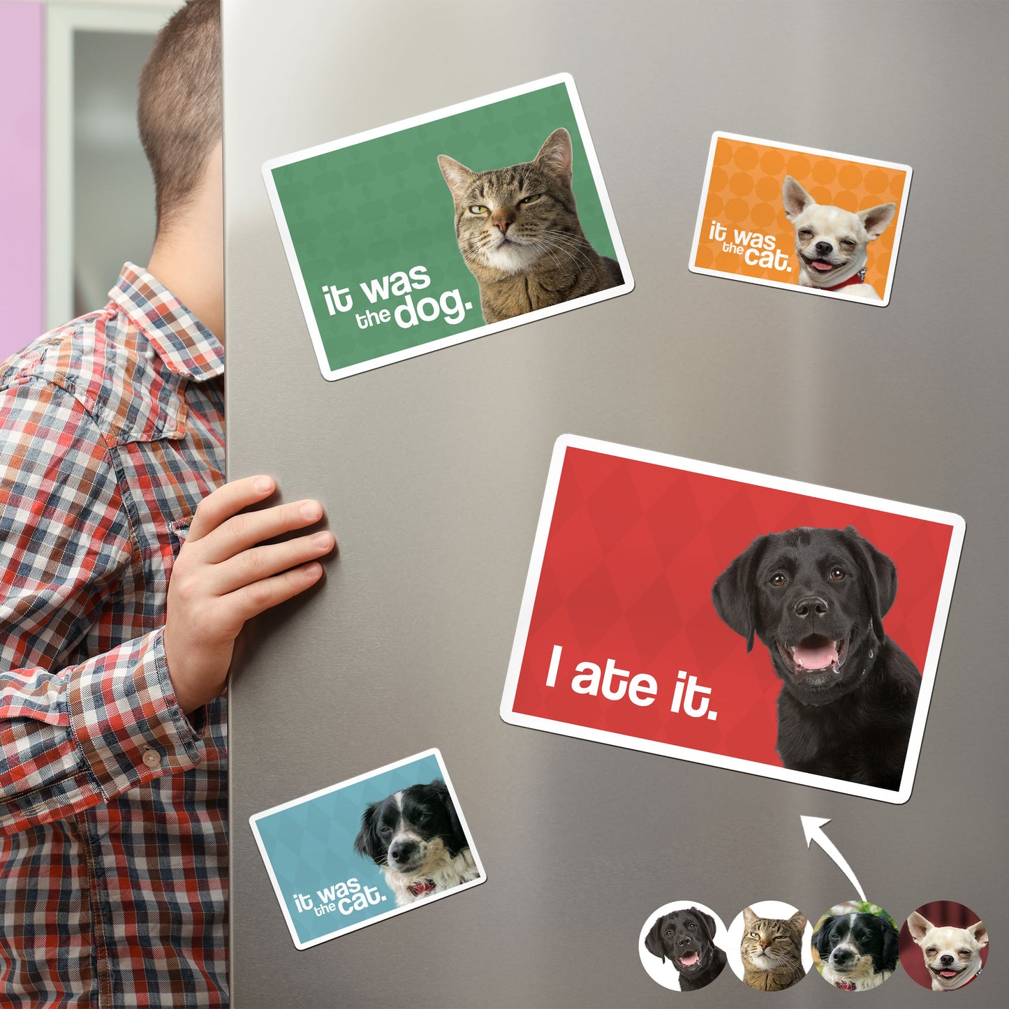 I Ate It - Personalized Photo Magnet