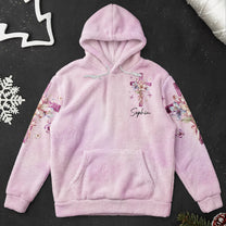 I Believe In God And The Power Of Prayer - Personalized Fleece Hoodie