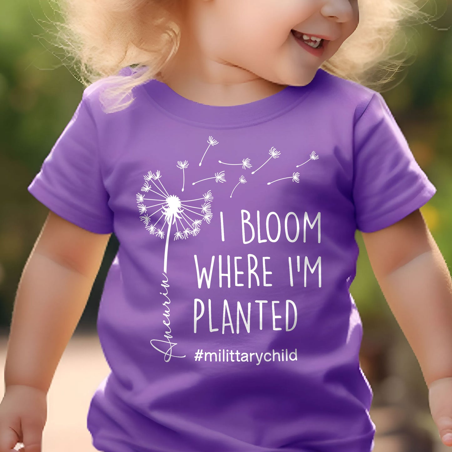 I Bloom Where I'm Planted - Personalized Shirt
