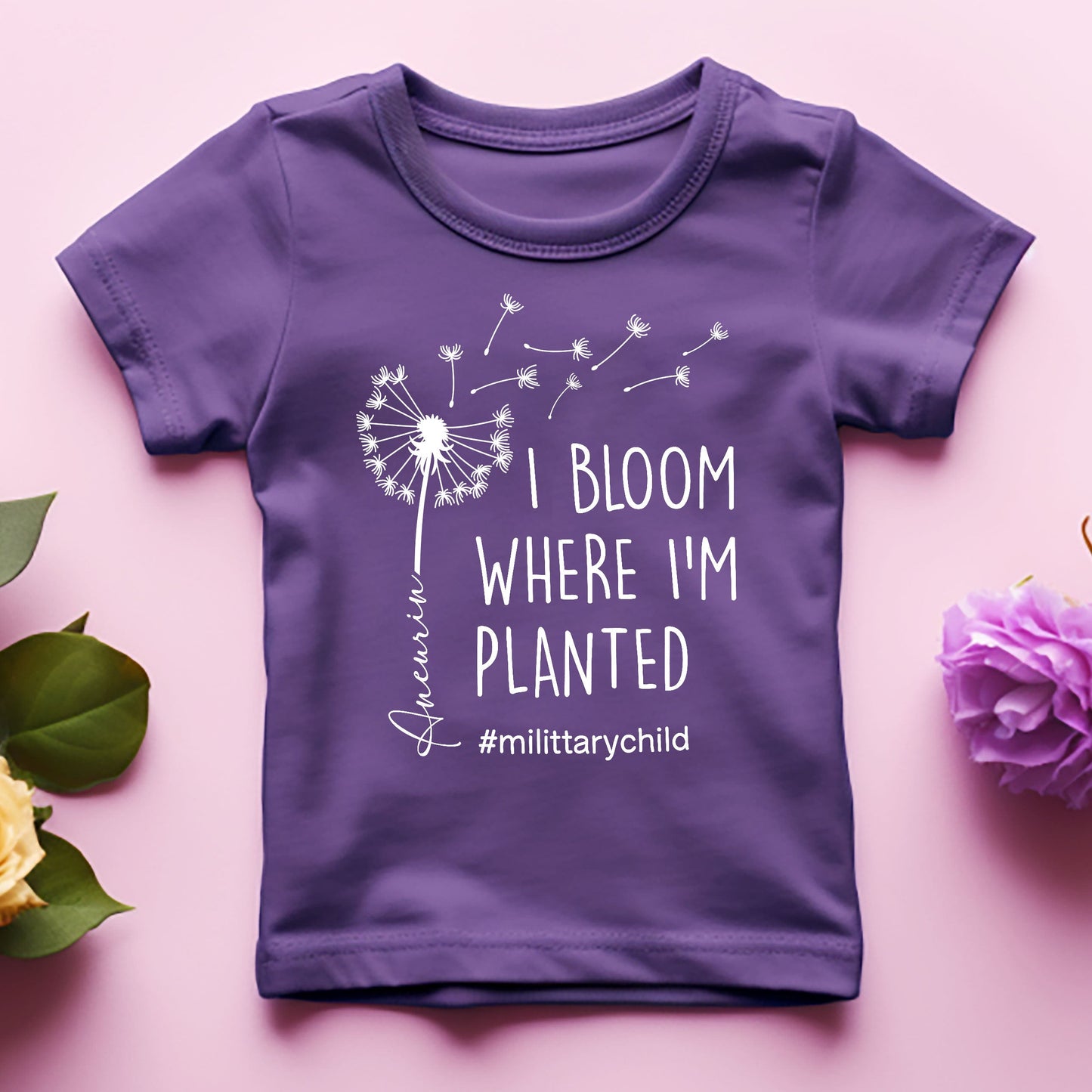 I Bloom Where I'm Planted - Personalized Shirt