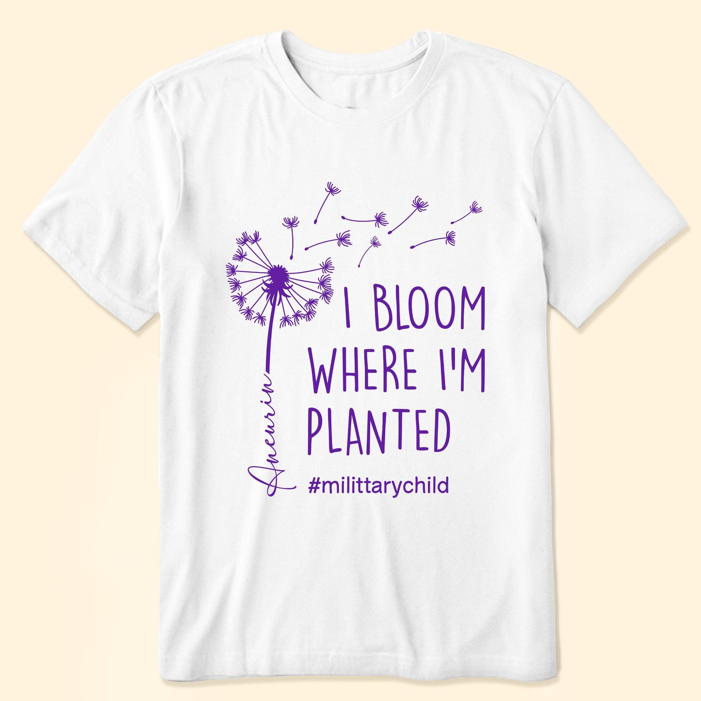 I Bloom Where I'm Planted - Personalized Shirt