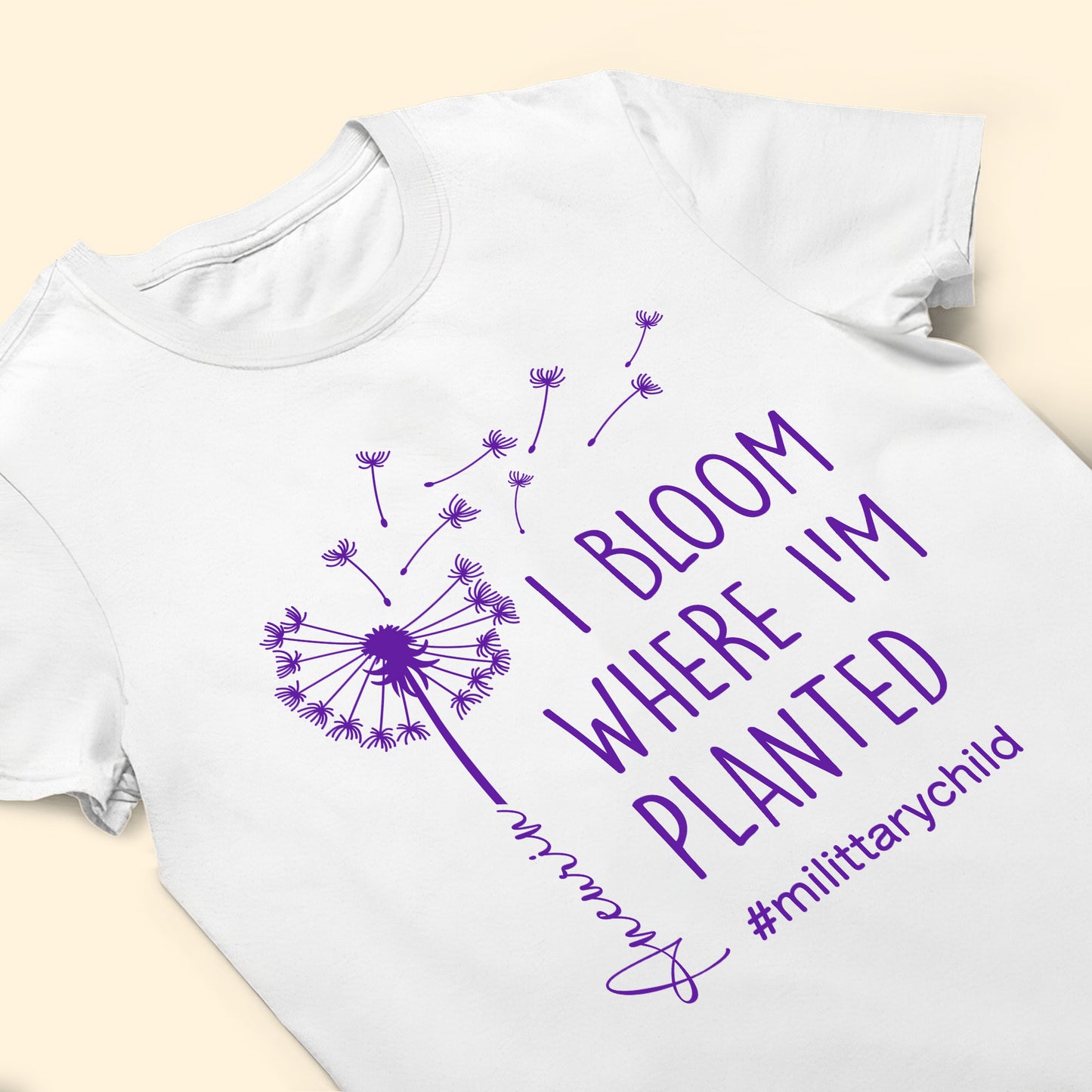 I Bloom Where I'm Planted - Personalized Shirt