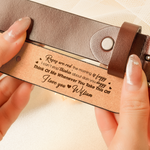 I Can't Stop Thinkin' About Doin You Doggy - Personalized Women Leather Belt