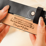 I Can't Stop Thinkin' About Doin You Doggy - Personalized Women Leather Belt
