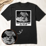 I Can't Wait To Meet You Surprising Gift For Dad To Be - Personalized Photo Sequin Shirt