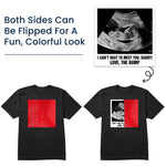 I Can't Wait To Meet You Surprising Gift For Dad To Be - Personalized Photo Sequin Shirt