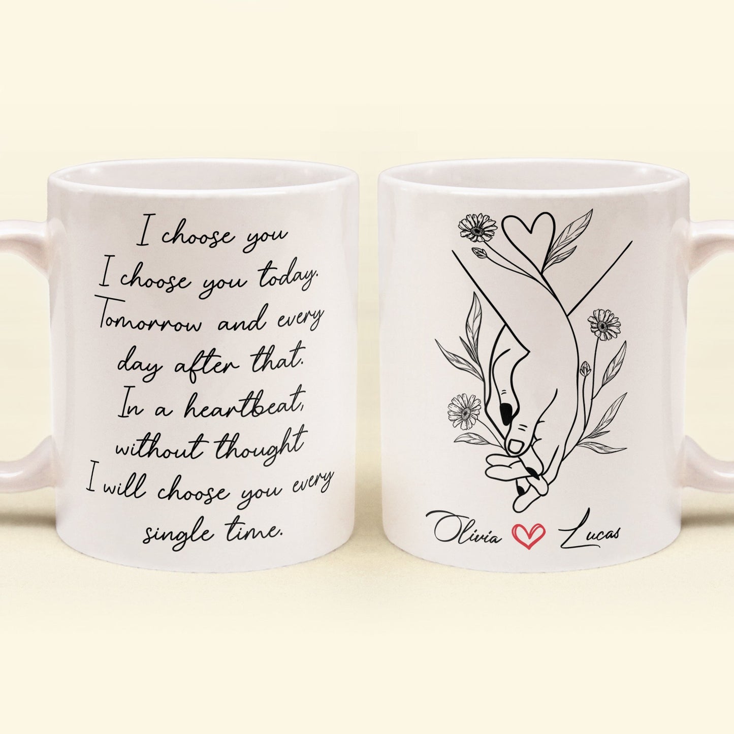 I Choose You - Personalized Mug