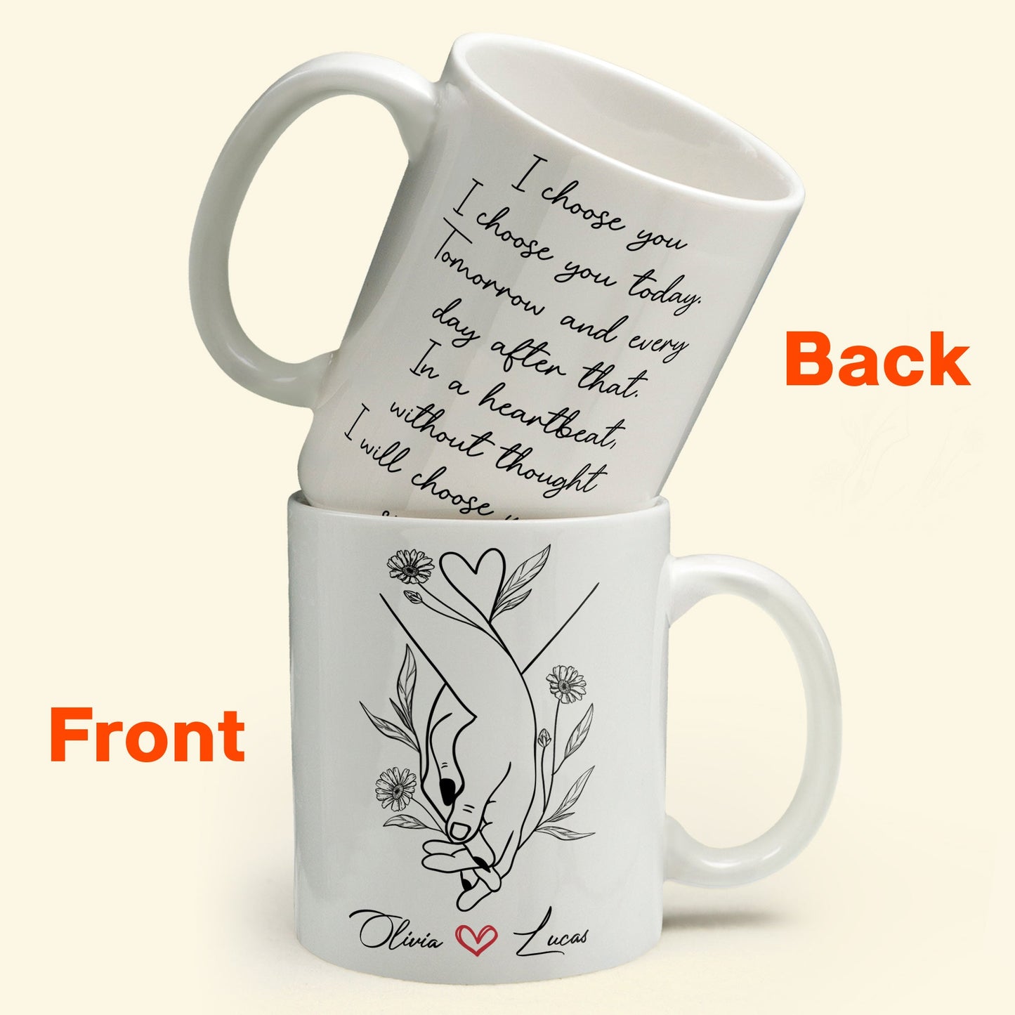 I Choose You - Personalized Mug