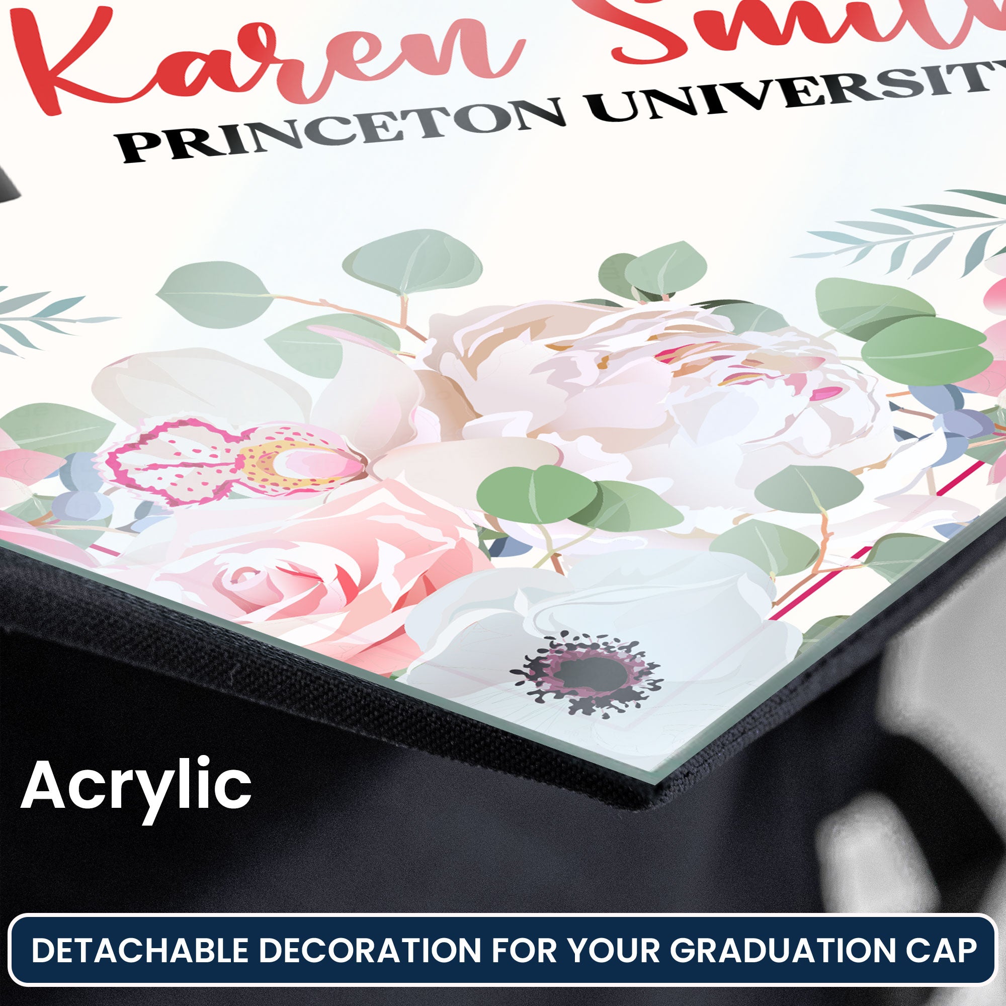 I Did My Best And God Did The Rest - Personalized Graduation Cap Topper
