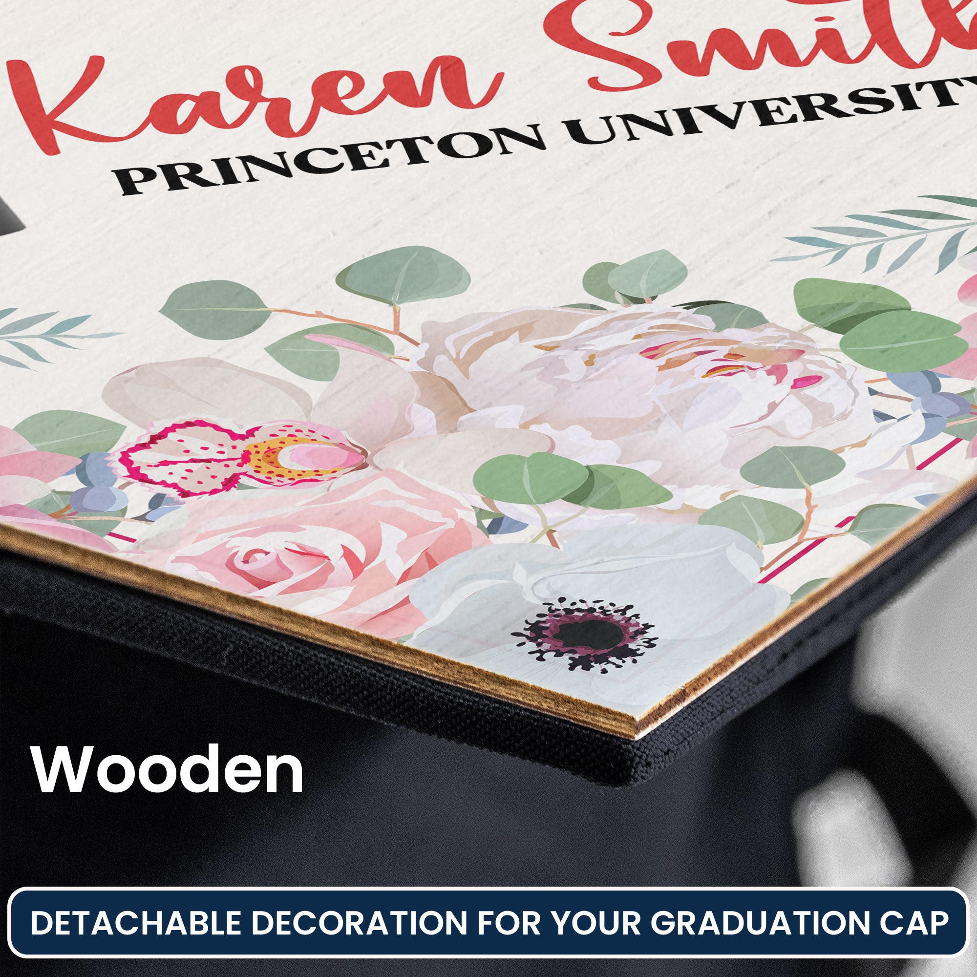 I Did My Best And God Did The Rest - Personalized Graduation Cap Topper