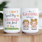 I Don't Spoil My Grandkids I'm Just Very Accommodating - Personalized Mug