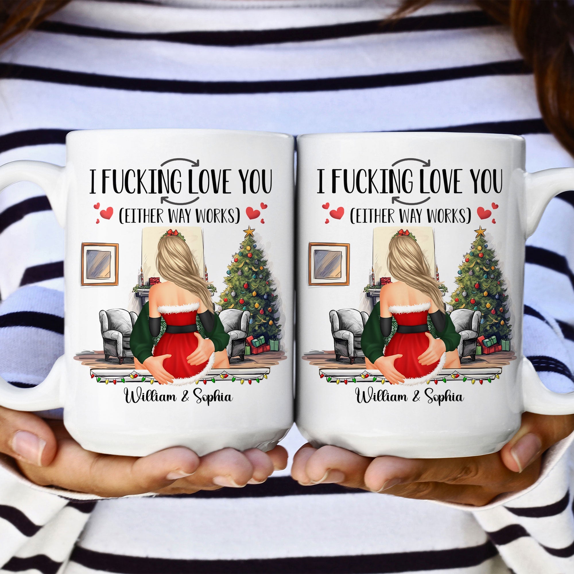 I F-Cking Love You (Either Way Works) Couples - Personalized Mug – Macorner