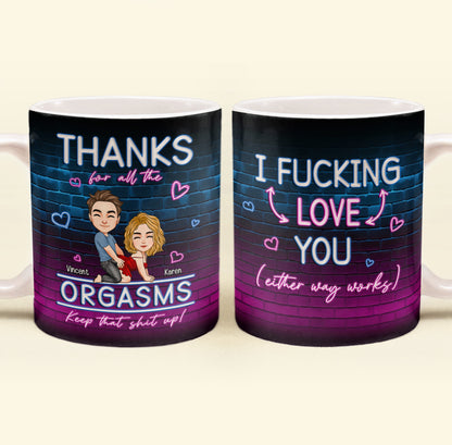 I F-Cking Love You (Either Way Works) - Personalized Mug