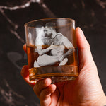 I F*Cking Love You Either Way Works - Personalized Whiskey Glass With Photo