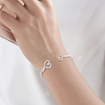 I F*cking Love You Funny Gift For Her - Personalized Heart Bracelet