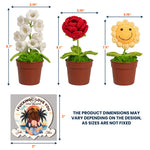 I Fcking Love You - Personalized Crochet Flower Lamp